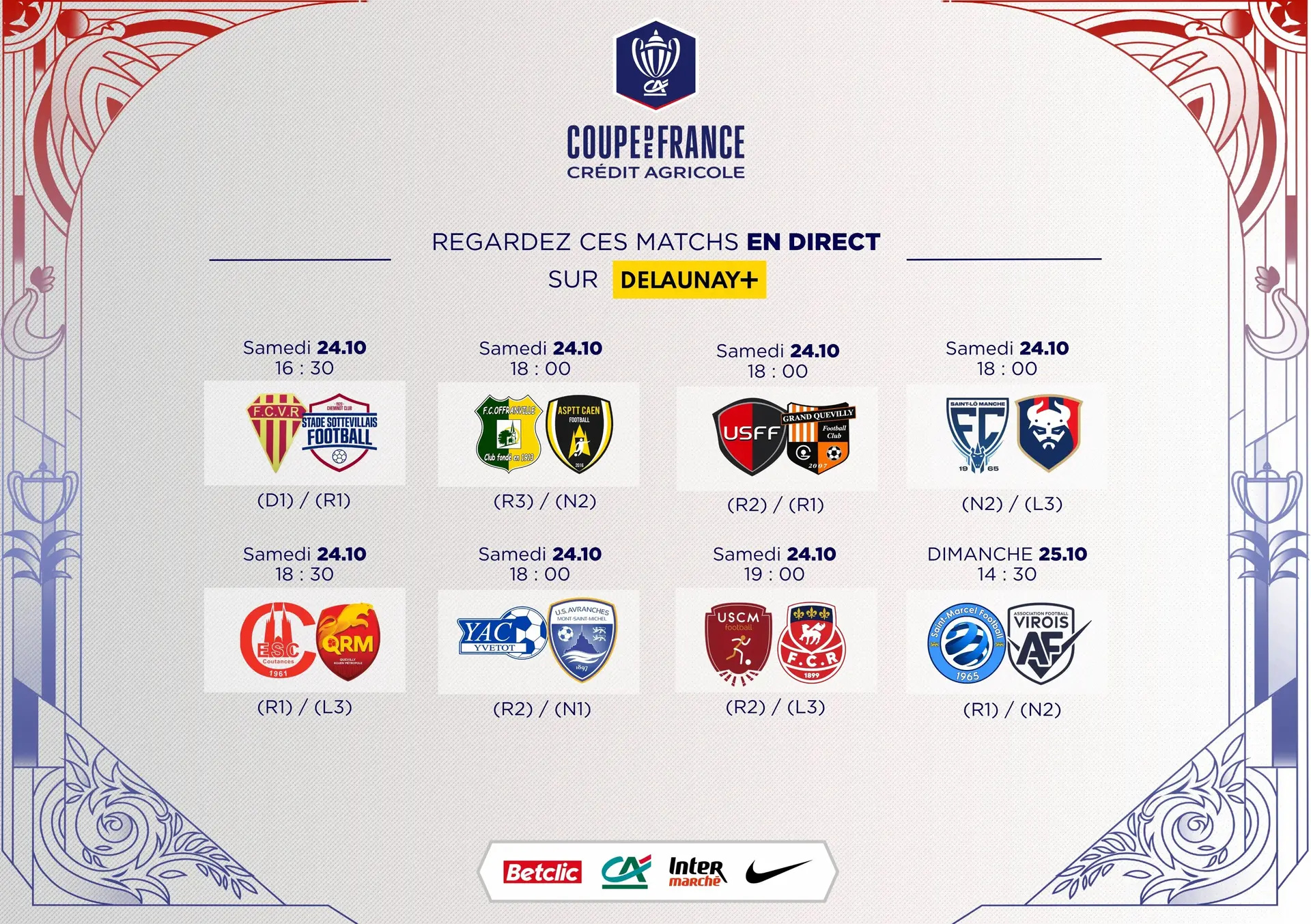 Coupe de France : résumé des affiches du 6ème tour en Normandie !